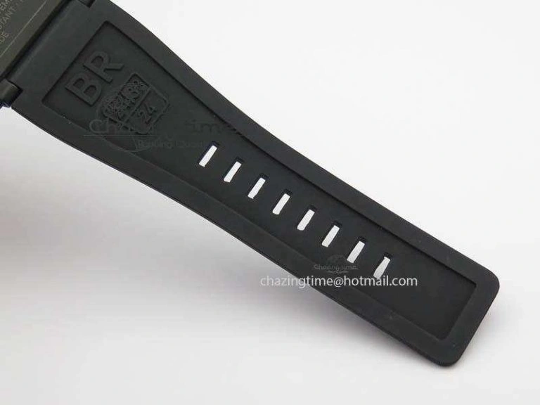 FlexibleFit BR 03-92 PVD Case V2 42.5mm Gray Dial On Rubber Strap MIYOTA 5223
