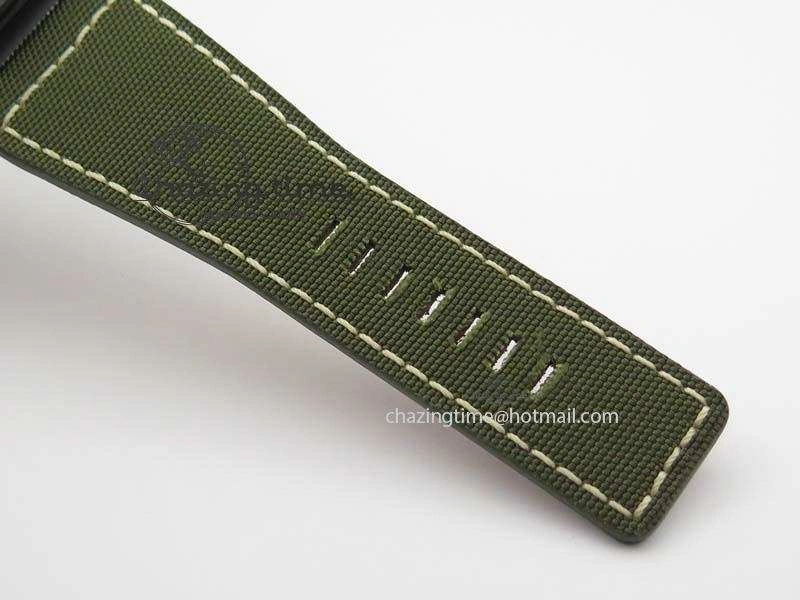 FlexibleFit BR 03-92 PVD Case V2 42.5mm Green Dial On Canvas Strap MIYOTA 5225