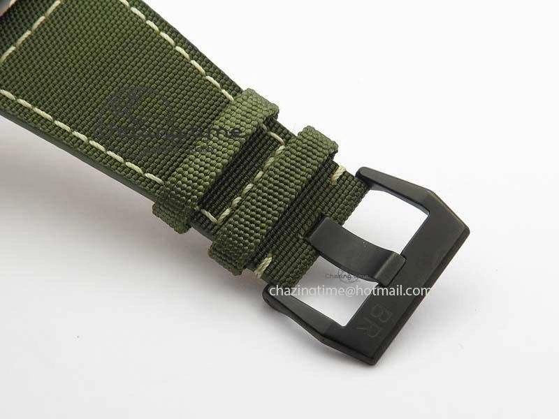 FlexibleFit BR 03-92 PVD Case V2 42.5mm Green Dial On Canvas Strap MIYOTA 5225
