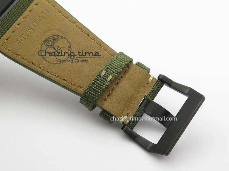FlexibleFit BR 03-92 PVD Case V2 42.5mm Green Dial On Canvas Strap MIYOTA 5225