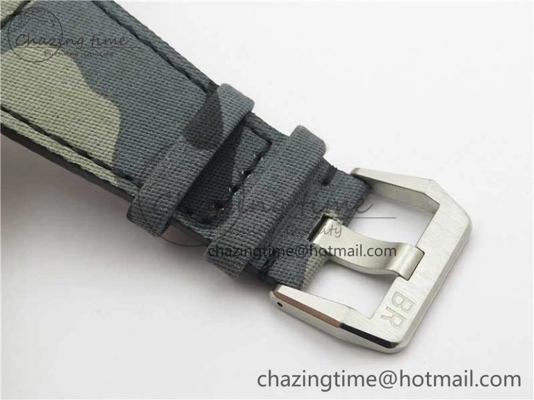 Functional BR 03-92 SS 1:1 Best Edition Gray Camouflage Apes Dial on Camouflage Strap MIYOTA 9015 V 5168