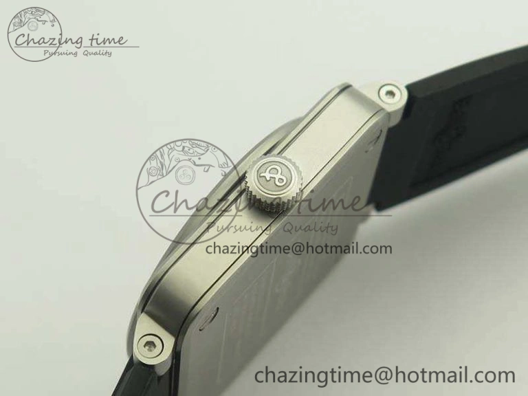 BR 03-92 SS 42.5mm Cream Dial On Rubber Strap MIYOTA9015 V Resilient 5188