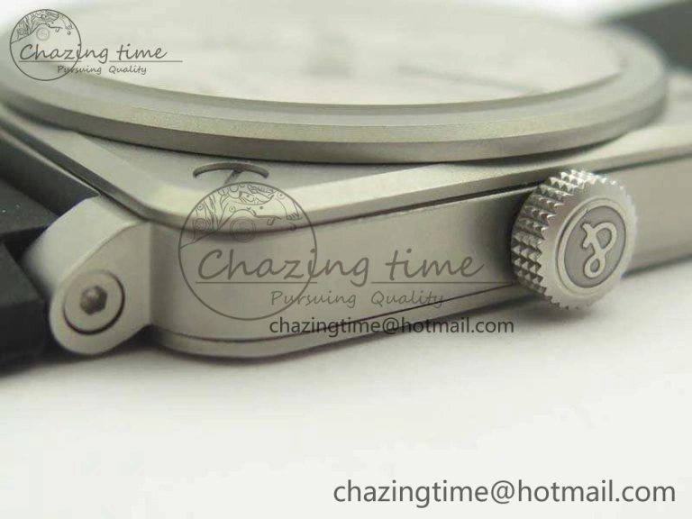 BR 03-92 SS 42.5mm Cream Dial On Rubber Strap MIYOTA9015 V Resilient 5188