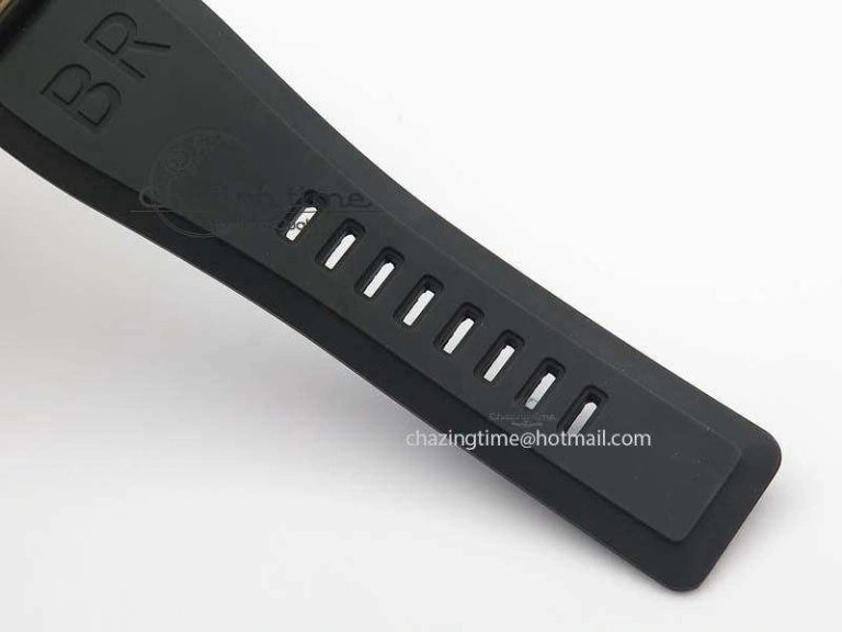 Lightweight BR 03-92 SS 42MM Black Dial On Black Rubber Strap MIYOTA 5235