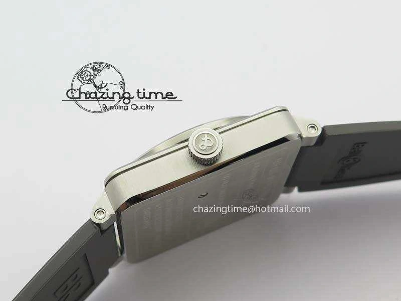 ComfortFit BR 03-92 SS 42MM Gray Dial On Gray Rubber Strap MIYOTA 5237