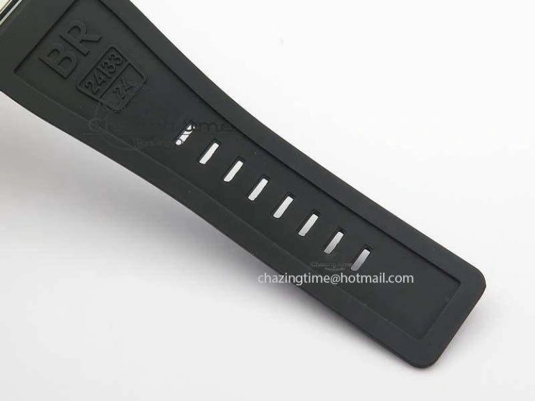 Trendy BR 03-92 SS Black Dial 30 LTD 42MM On Black Rubber Strap MIYOTA 5233