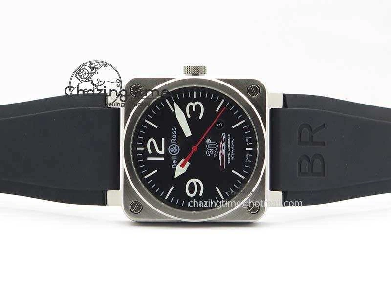 Trendy BR 03-92 SS Black Dial 30 LTD 42MM On Black Rubber Strap MIYOTA 5233