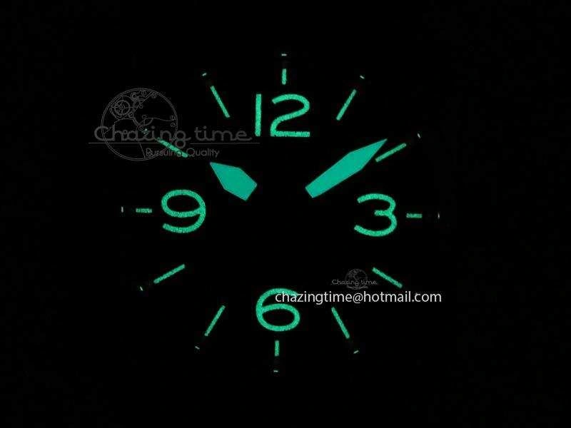WellDesigned BR 03-92 SS Black Dial Blue Numbers 42MM On Black Rubber Strap MIYOTA 5232
