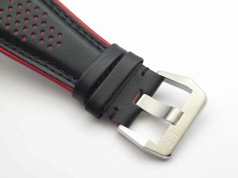 BR 03-92 SS Case 42.5mm Skeleton Dial RG Markers On Leather Strap MIYOTA Neat 5207