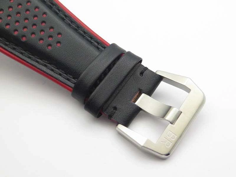 BR 03-92 SS Case 42.5mm Skeleton Dial RG Markers On Leather Strap MIYOTA Neat 5207