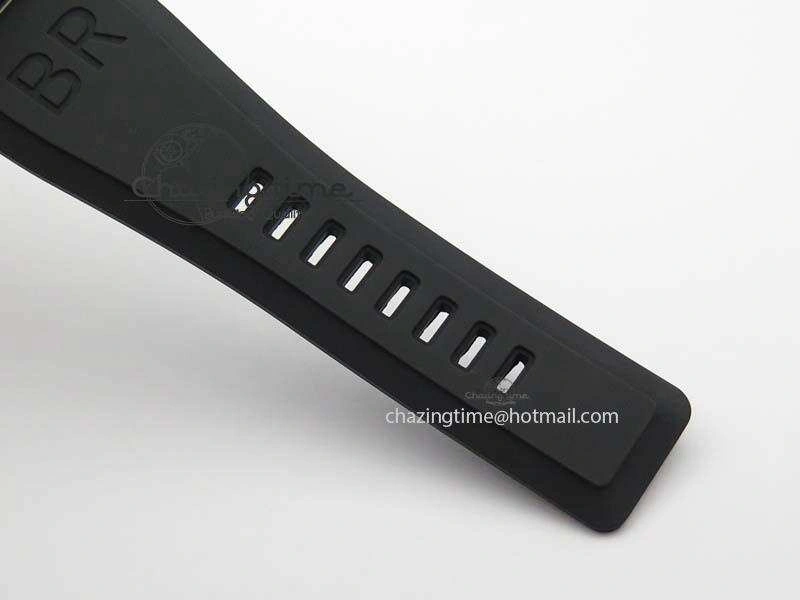 BR 03-92 SS Case V2 42.5mm Black Dial FAYETTE On Rubber Strap MIYOTA Flexible 5224
