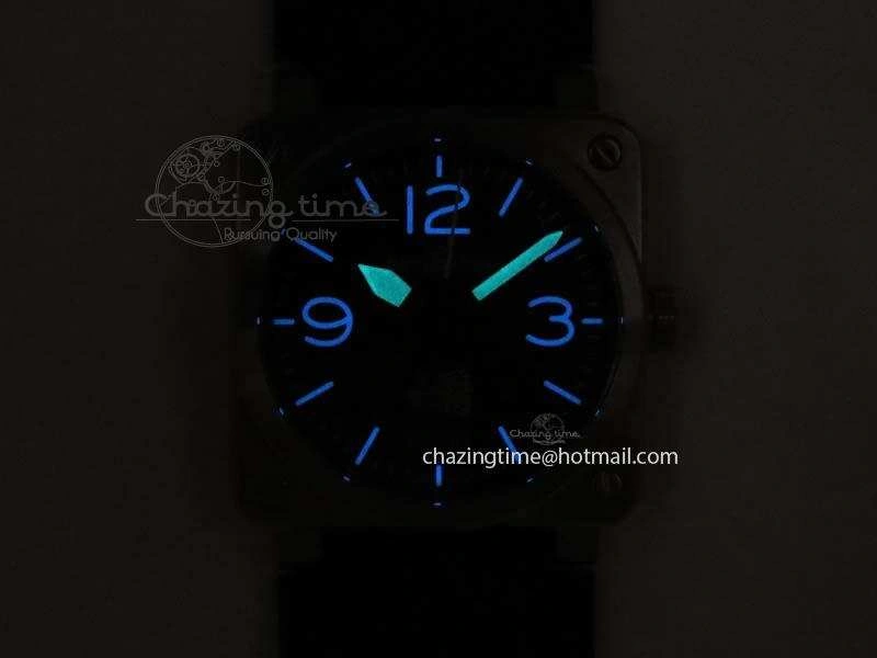 BR 03-92 SS Case V2 42.5mm Black Dial FAYETTE On Rubber Strap MIYOTA Flexible 5224