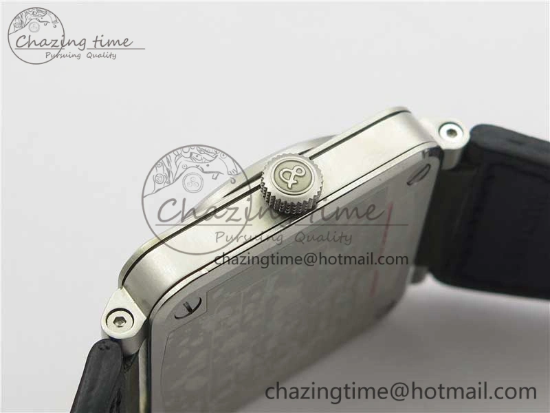 BR 03-92 SS Case V3 Best Edition Black Dial on Brown Leather Strap MIYOTA DailyWear 5173