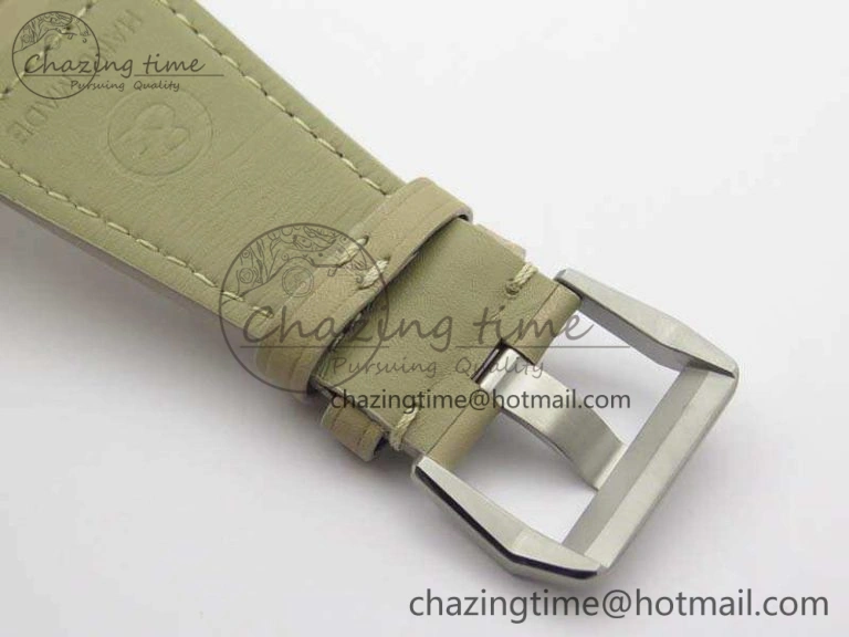 TopPick BR 03-92 SS Case V3 Cream Dial 42.5mm On Leather Strap MIYOTA 5200