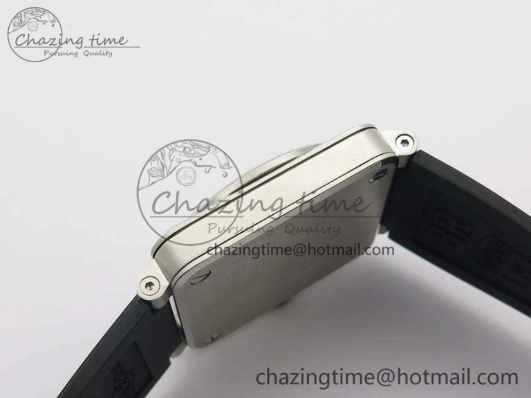 RelaxedFit BR 03-92 SS Case V3 Gray Dial 42.5mm On Rubber Strap MIYOTA 5199