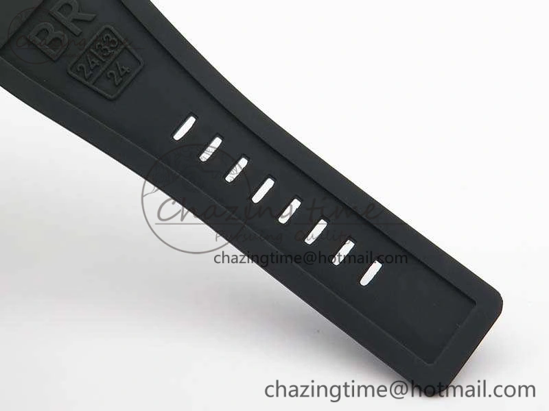 RelaxedFit BR 03-92 SS Case V3 Gray Dial 42.5mm On Rubber Strap MIYOTA 5199
