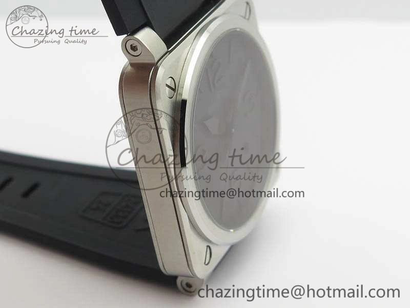 Contemporary BR 03-92 SS Dark Gray Dial 42.5mm On Rubber Strap MIYOTA 9015 V 5212