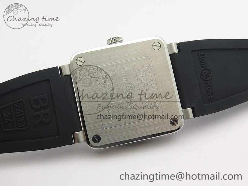 Contemporary BR 03-92 SS Dark Gray Dial 42.5mm On Rubber Strap MIYOTA 9015 V 5212