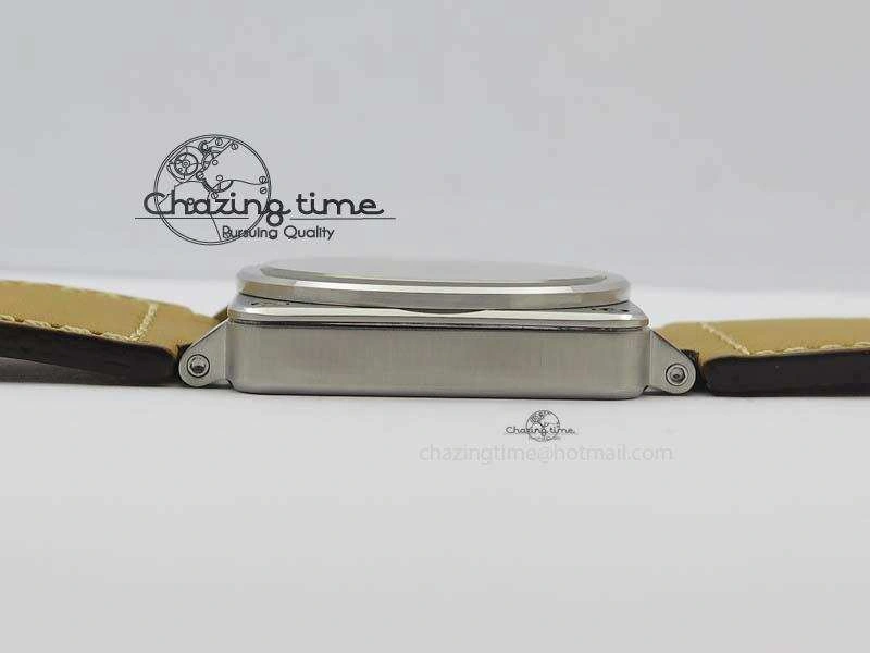 Sustainable BR 03-92 SS Desert Type 42MM Gray Dial On Leather Strap MIYOTA 5238