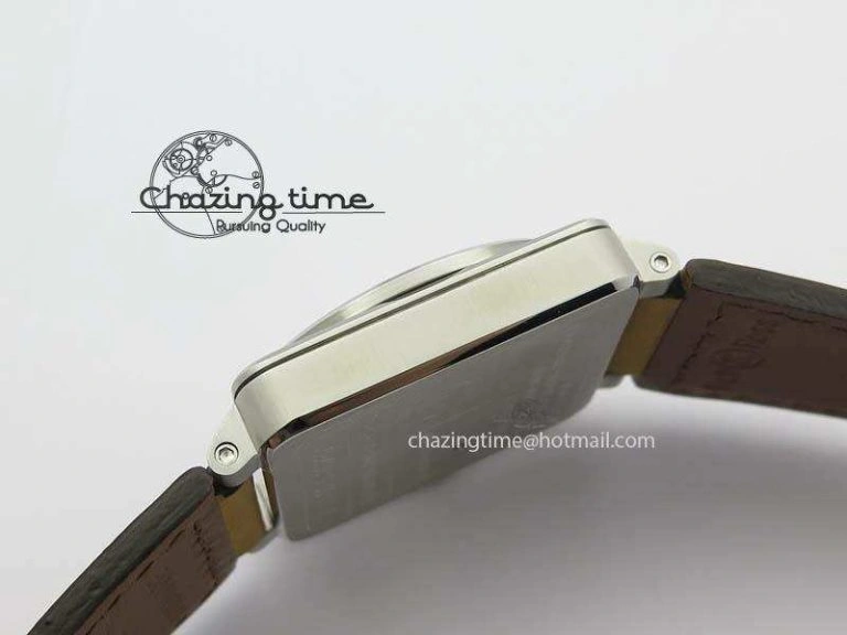 Sustainable BR 03-92 SS Desert Type 42MM Gray Dial On Leather Strap MIYOTA 5238