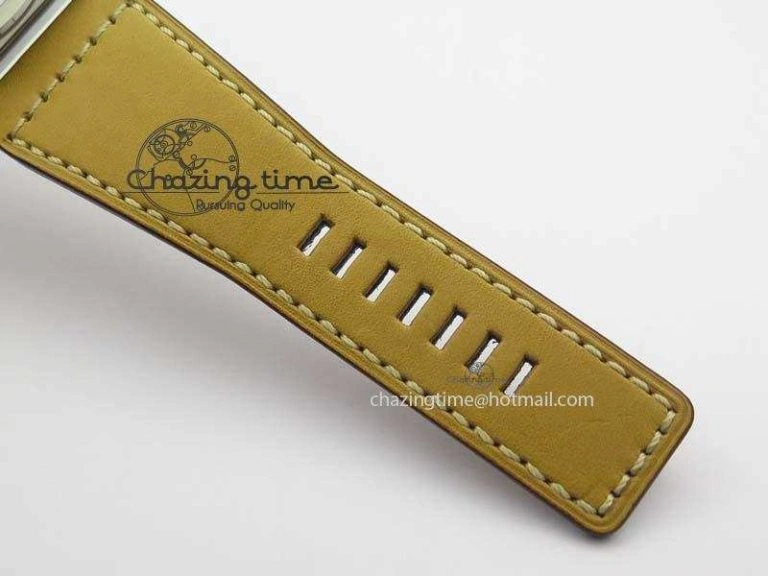 Sustainable BR 03-92 SS Desert Type 42MM Gray Dial On Leather Strap MIYOTA 5238