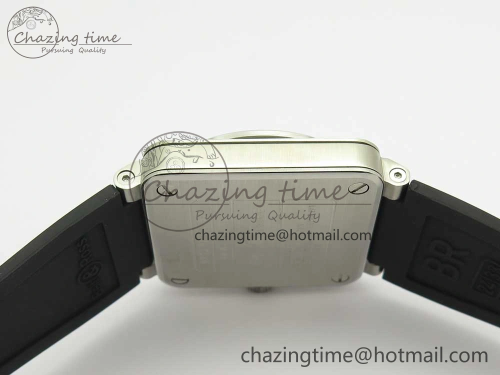Packable BR 03-92 Steel 1:1 Best Edition Black Apes Dial on Black Rubber Strap MIYOTA 9015 V 5181