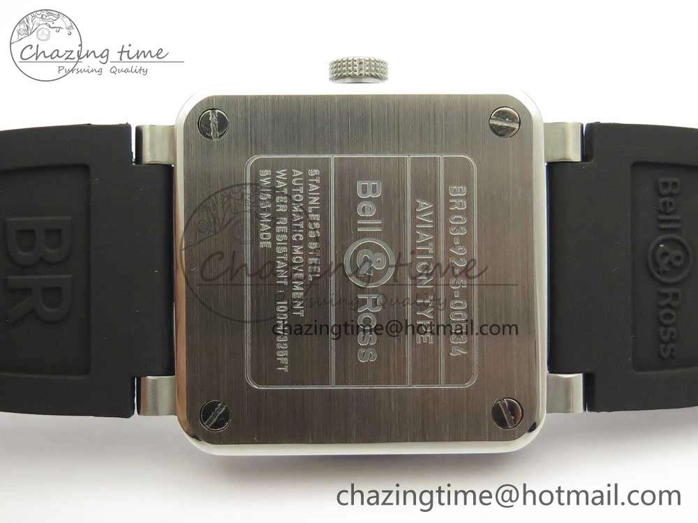Packable BR 03-92 Steel 1:1 Best Edition Black Apes Dial on Black Rubber Strap MIYOTA 9015 V 5181