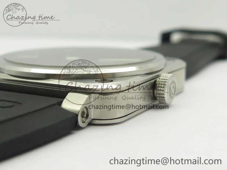 Packable BR 03-92 Steel 1:1 Best Edition Black Apes Dial on Black Rubber Strap MIYOTA 9015 V 5181