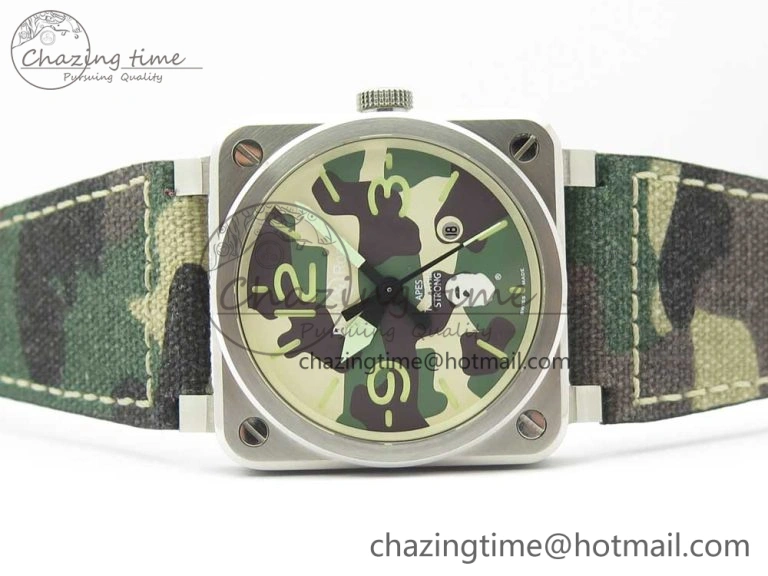 FastDry BR 03-92 Steel 1:1 Best Edition Camouflage Apes Dial on Camouflage Nylon Strap MIYOTA 9015 V 5179