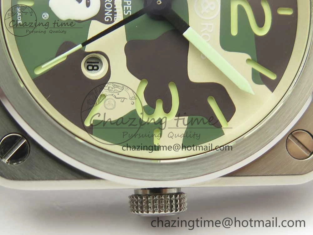 FastDry BR 03-92 Steel 1:1 Best Edition Camouflage Apes Dial on Camouflage Nylon Strap MIYOTA 9015 V 5179