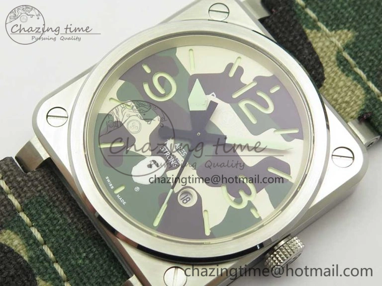 FastDry BR 03-92 Steel 1:1 Best Edition Camouflage Apes Dial on Camouflage Nylon Strap MIYOTA 9015 V 5179