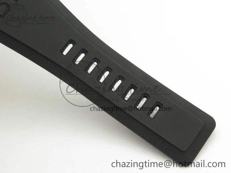 BR 03-94 Chrono PVD Black Dial White Markers on Black Rubber Strap A7750 (Free Nylon Strap) Chic 4870