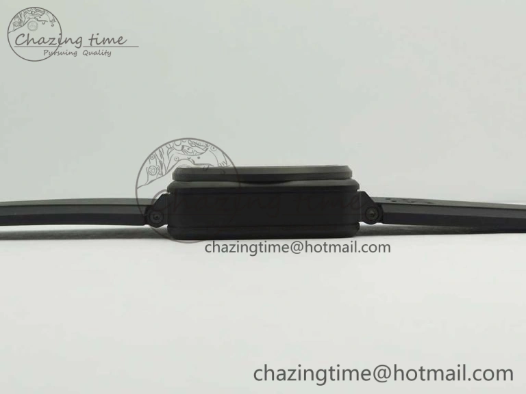 StreetReady BR 03-94 Chrono PVD Brown Dial Black Markers on Black Rubber Strap A7750 (Free Nylon Strap) 4867