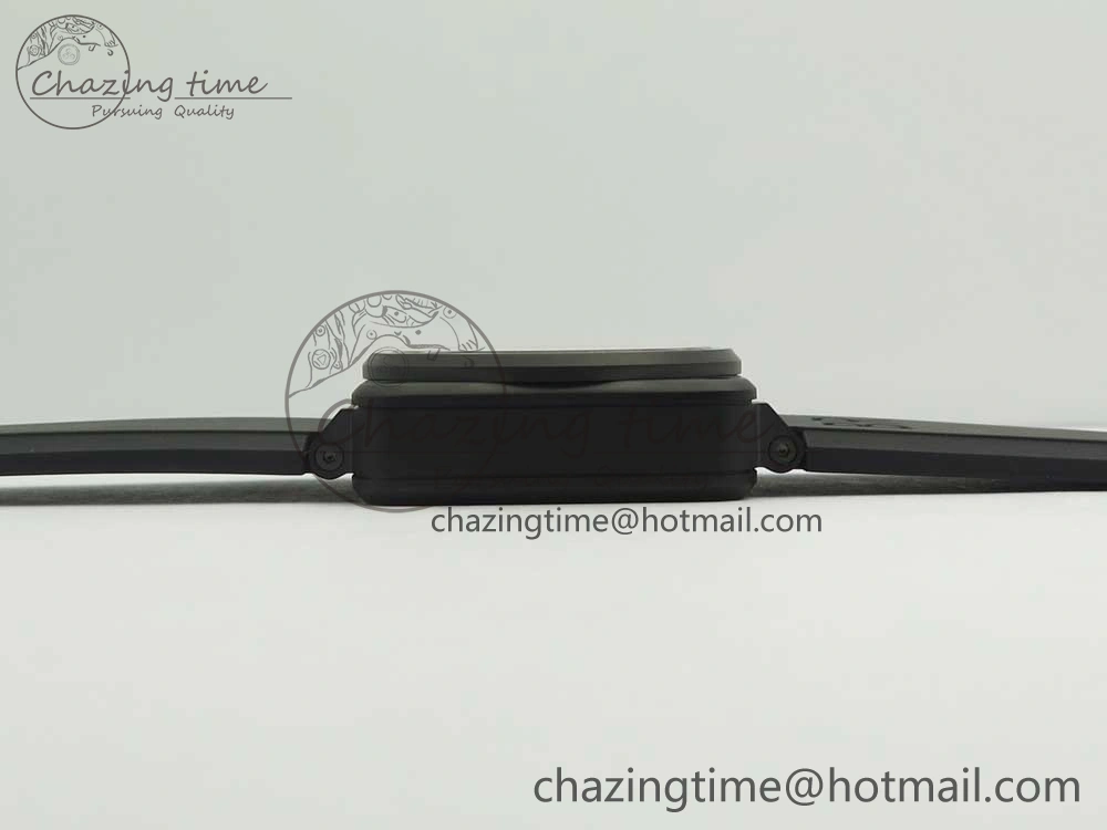 StreetReady BR 03-94 Chrono PVD Brown Dial Black Markers on Black Rubber Strap A7750 (Free Nylon Strap) 4867