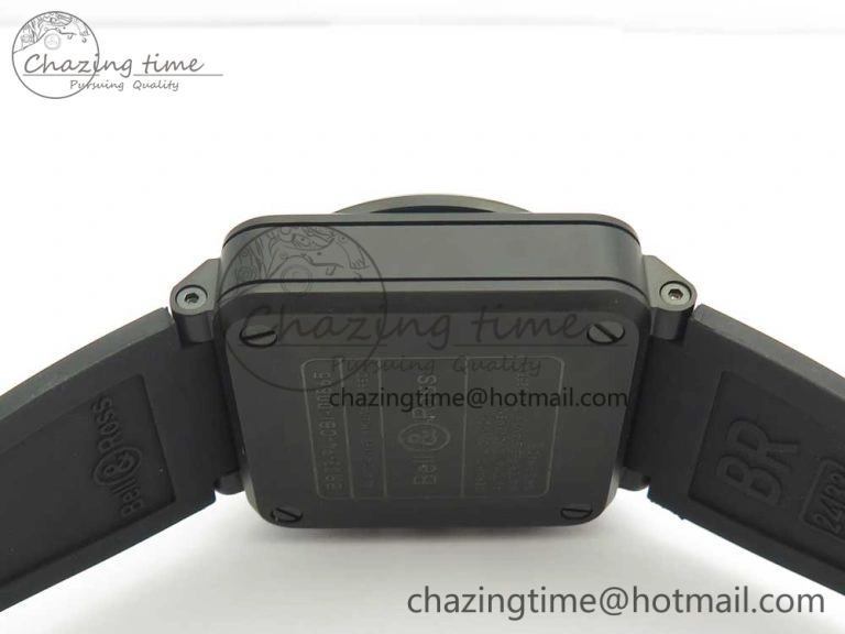 StreetReady BR 03-94 Chrono PVD Brown Dial Black Markers on Black Rubber Strap A7750 (Free Nylon Strap) 4867