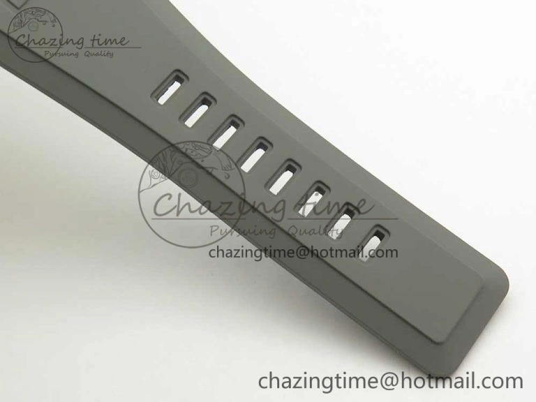 BR 03-94 Chrono PVD Gray Dial Black Markers on Gray Rubber Strap A7750 (Free Nylon Strap) Functional 4871