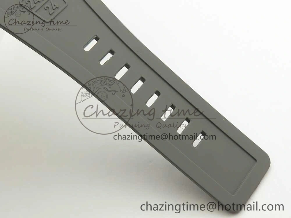 BR 03-94 Chrono PVD Gray Dial Black Markers on Gray Rubber Strap A7750 (Free Nylon Strap) Functional 4871