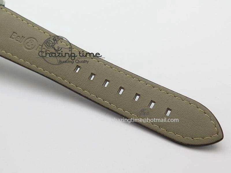 BR 123 Falcon Best Edition On Dark Brown Leather Strap Miyota Breathable 5251
