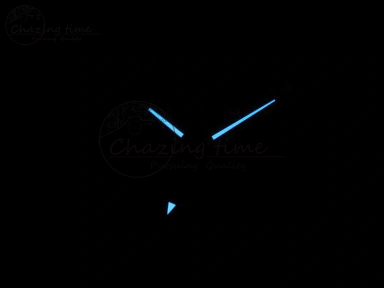 Attractive BR 123 GMT 24H SS Black Dial On Black Rubber Strap A 5205