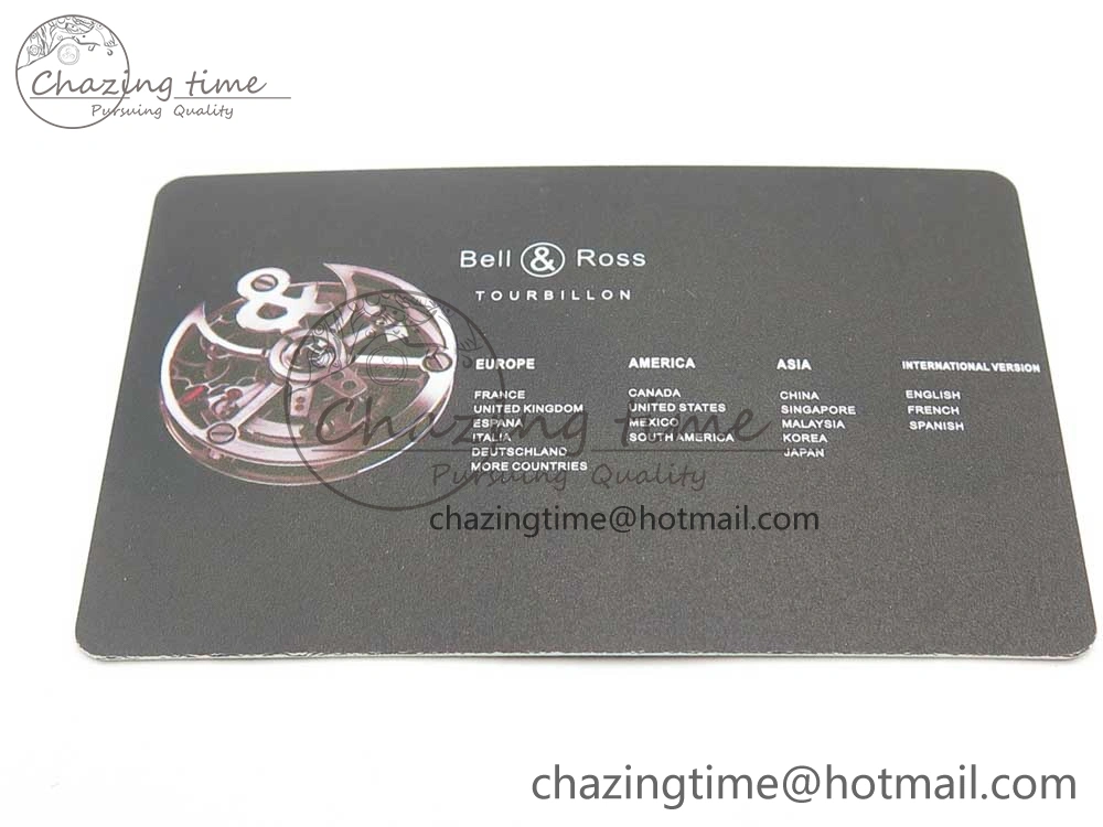 SmoothTexture BR-X2 Sapphire Tourbillon BBR Best Edition Steel Dial on Gray Leather Strap 5184