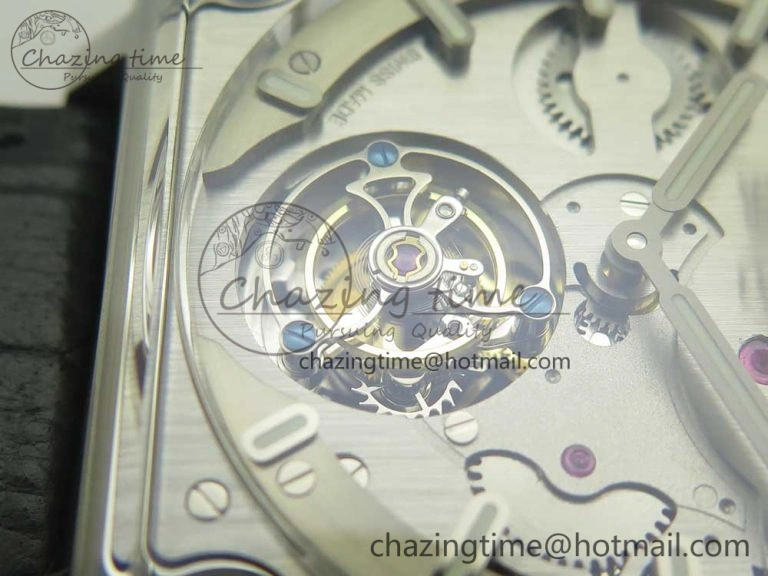SmoothTexture BR-X2 Sapphire Tourbillon BBR Best Edition Steel Dial on Gray Leather Strap 5184
