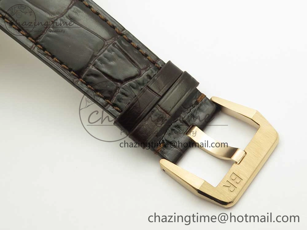 BR-X2 Sapphire Tourbillon RG BBR Best Edition Steel Dial on Brown Leather Strap V Comfortable 5180
