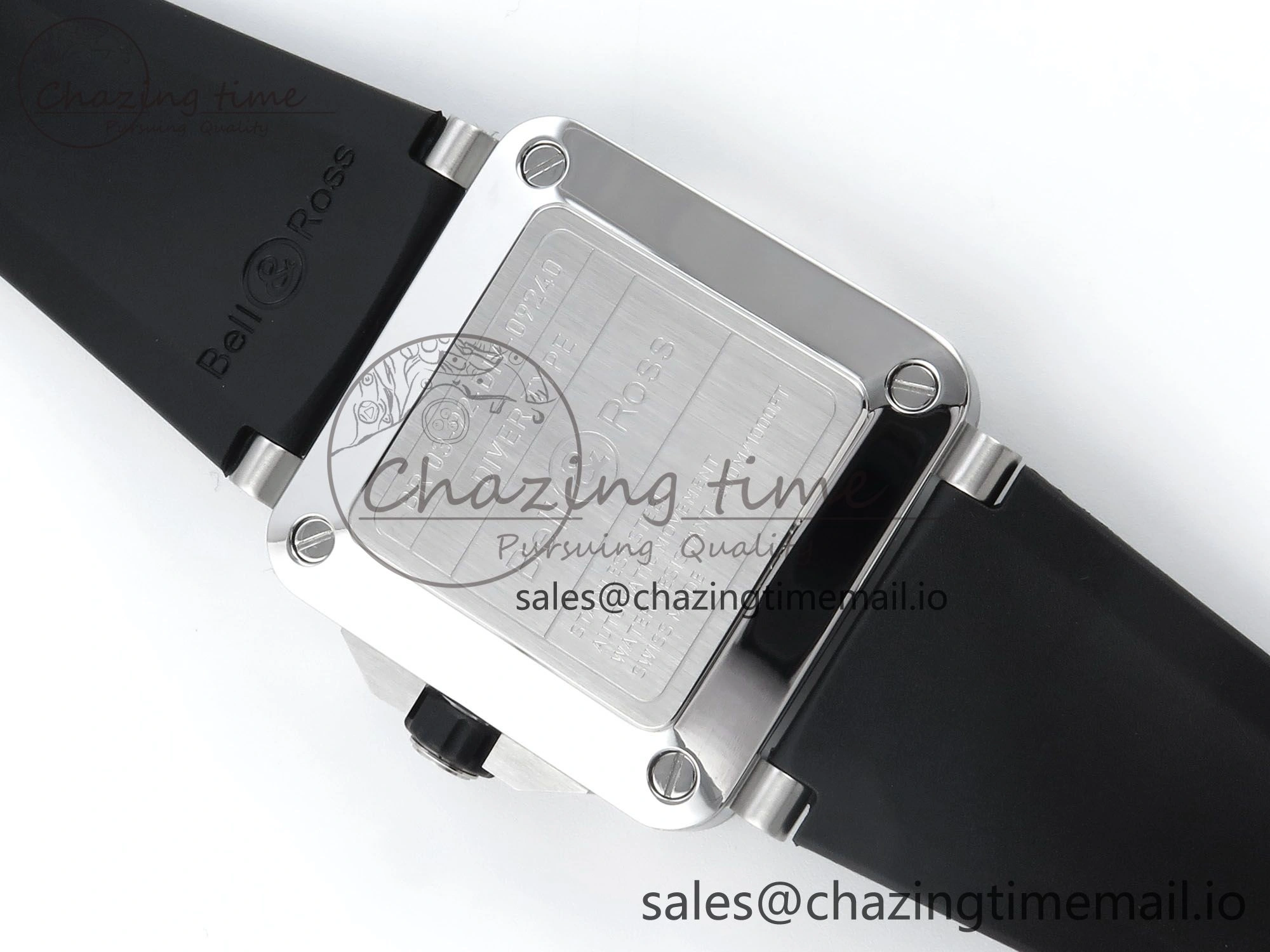 BR03-92 Diver BRF 1:1 Best Edition Black Dial on Black Rubber Strap A Supportive 5163