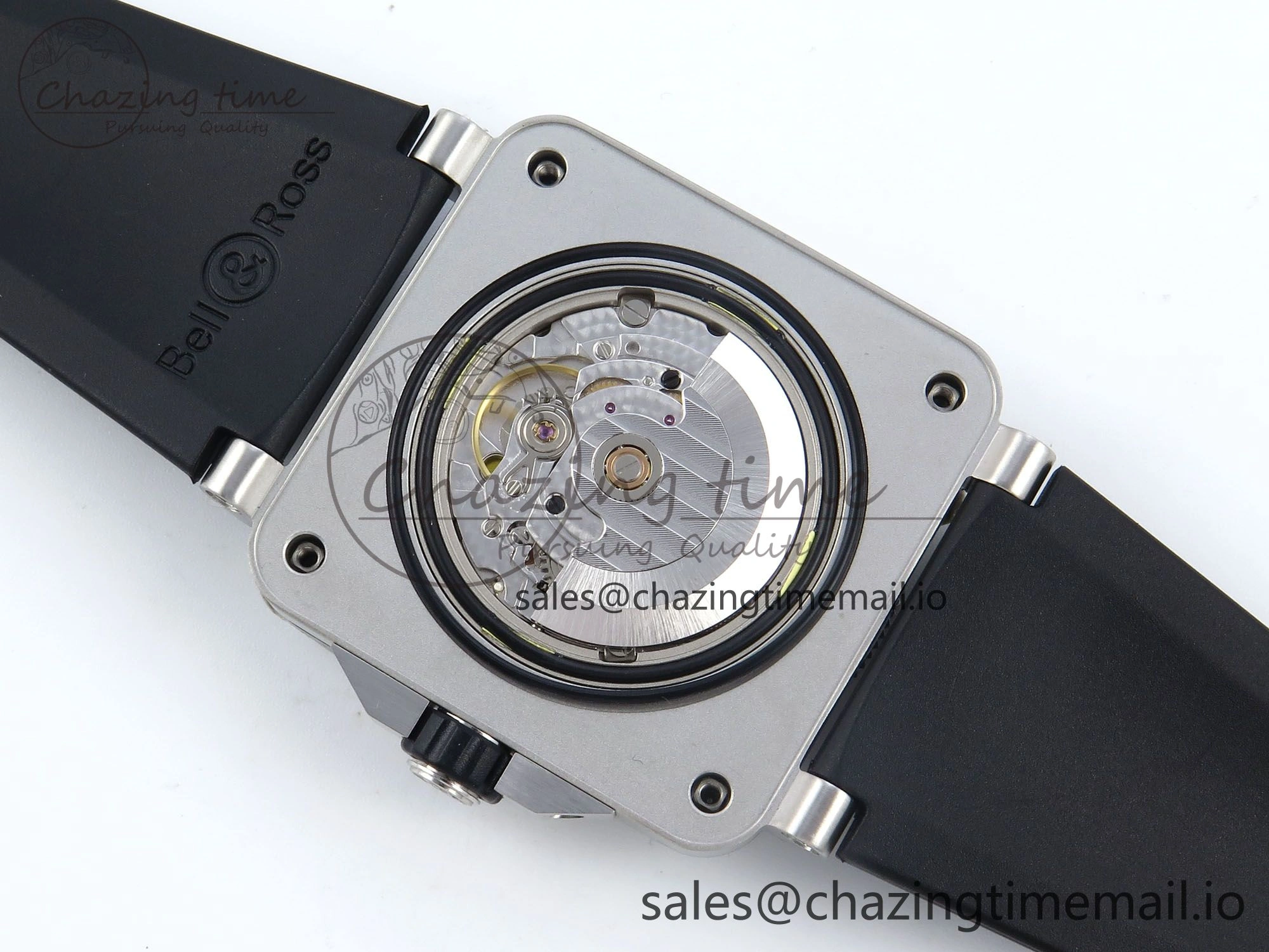 BR03-92 Diver BRF 1:1 Best Edition Black Dial on Black Rubber Strap A Supportive 5163