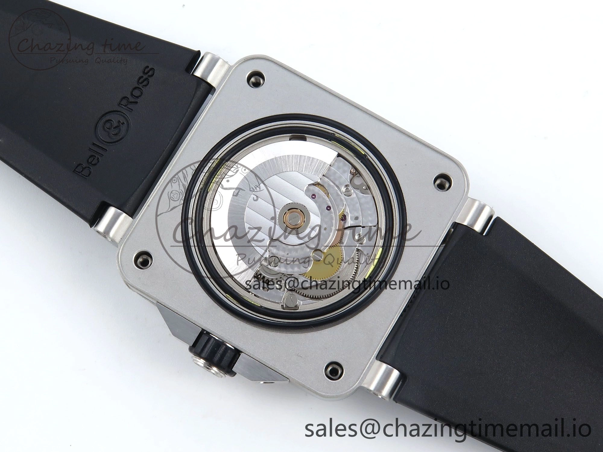 BR03-92 Diver BRF 1:1 Best Edition Black Dial on Black Rubber Strap A Supportive 5163