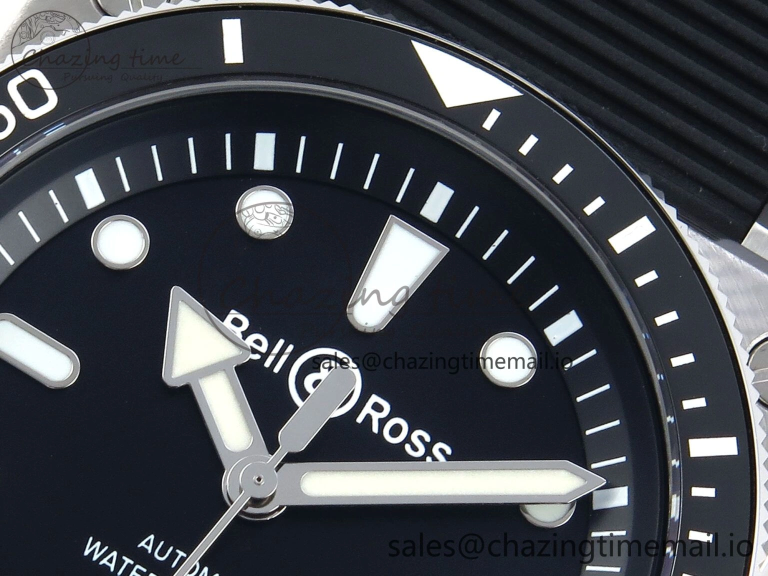 BR03-92 Diver BRF 1:1 Best Edition Black Dial on Black Rubber Strap A Supportive 5163