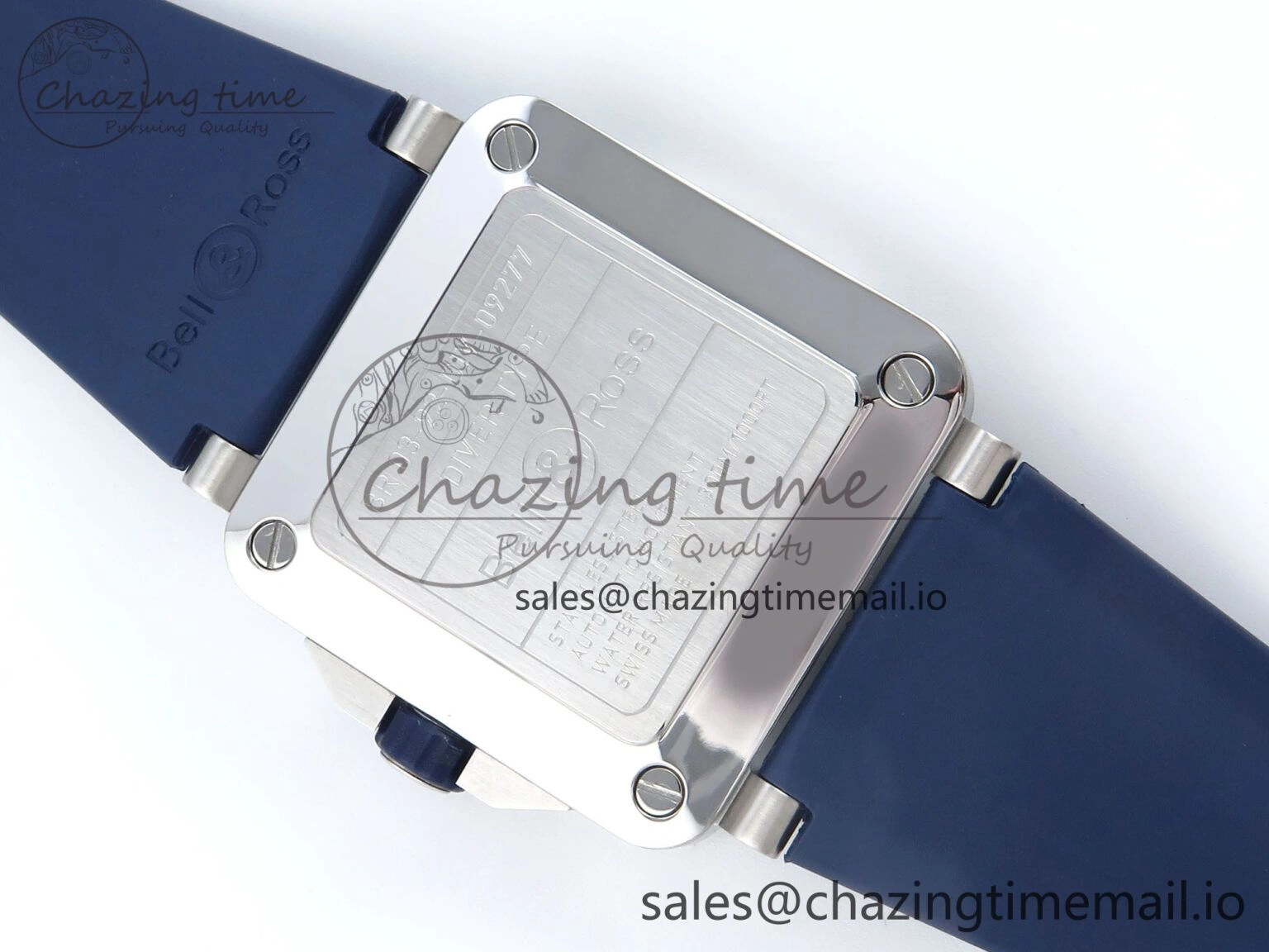 FashionForward BR03-92 Diver BRF 1:1 Best Edition Blue Dial on Blue Rubber Strap A 5162