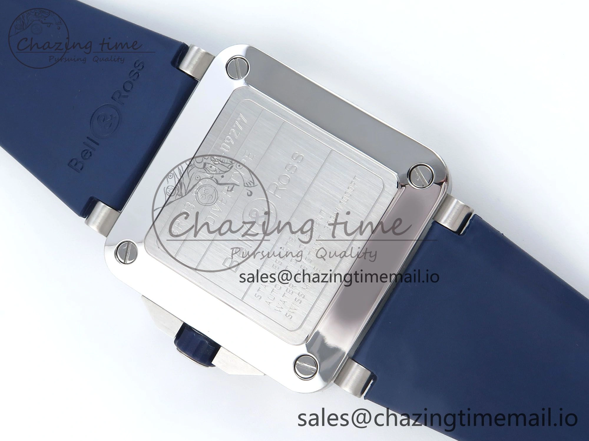 FashionForward BR03-92 Diver BRF 1:1 Best Edition Blue Dial on Blue Rubber Strap A 5162