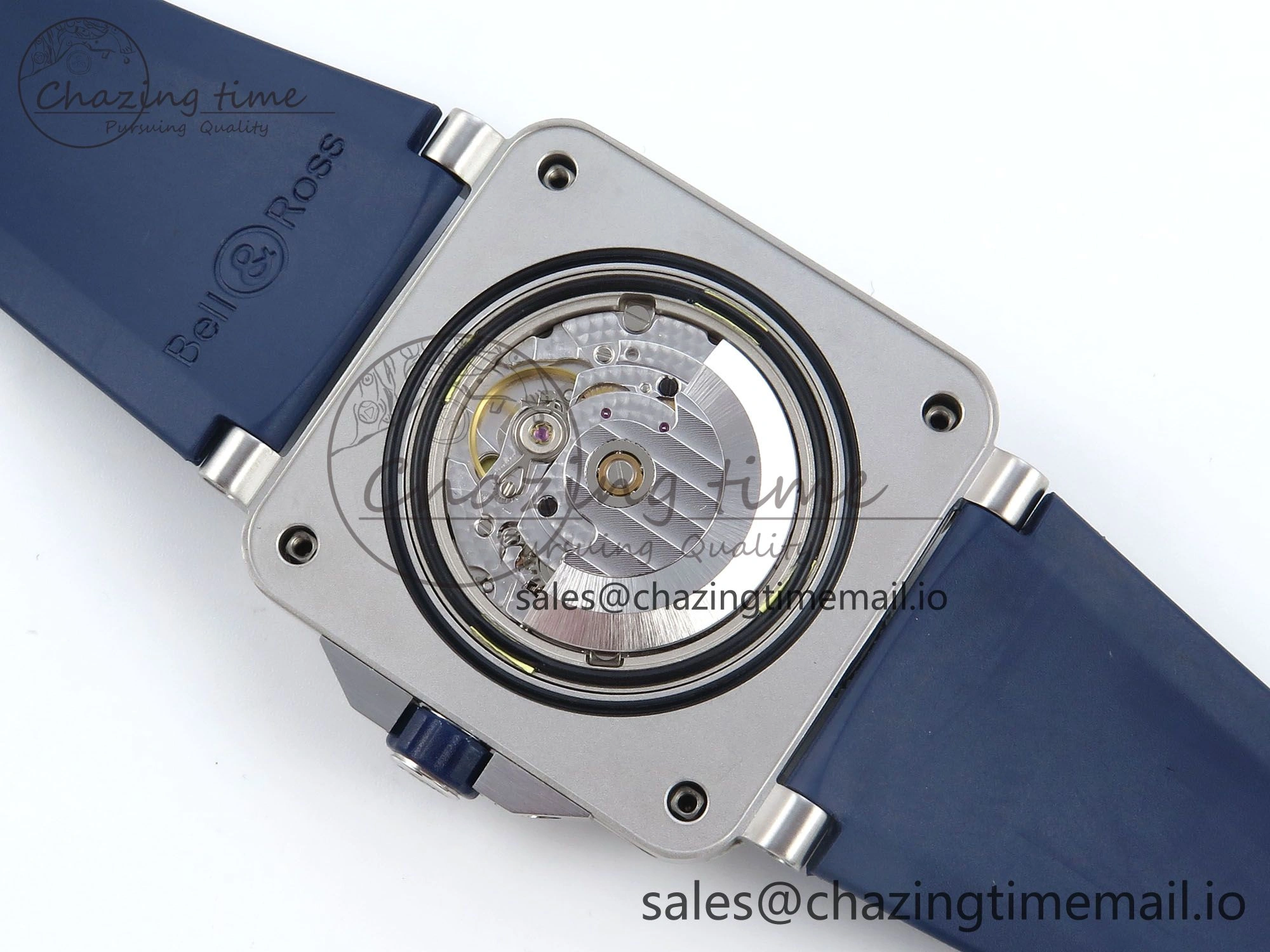 FashionForward BR03-92 Diver BRF 1:1 Best Edition Blue Dial on Blue Rubber Strap A 5162
