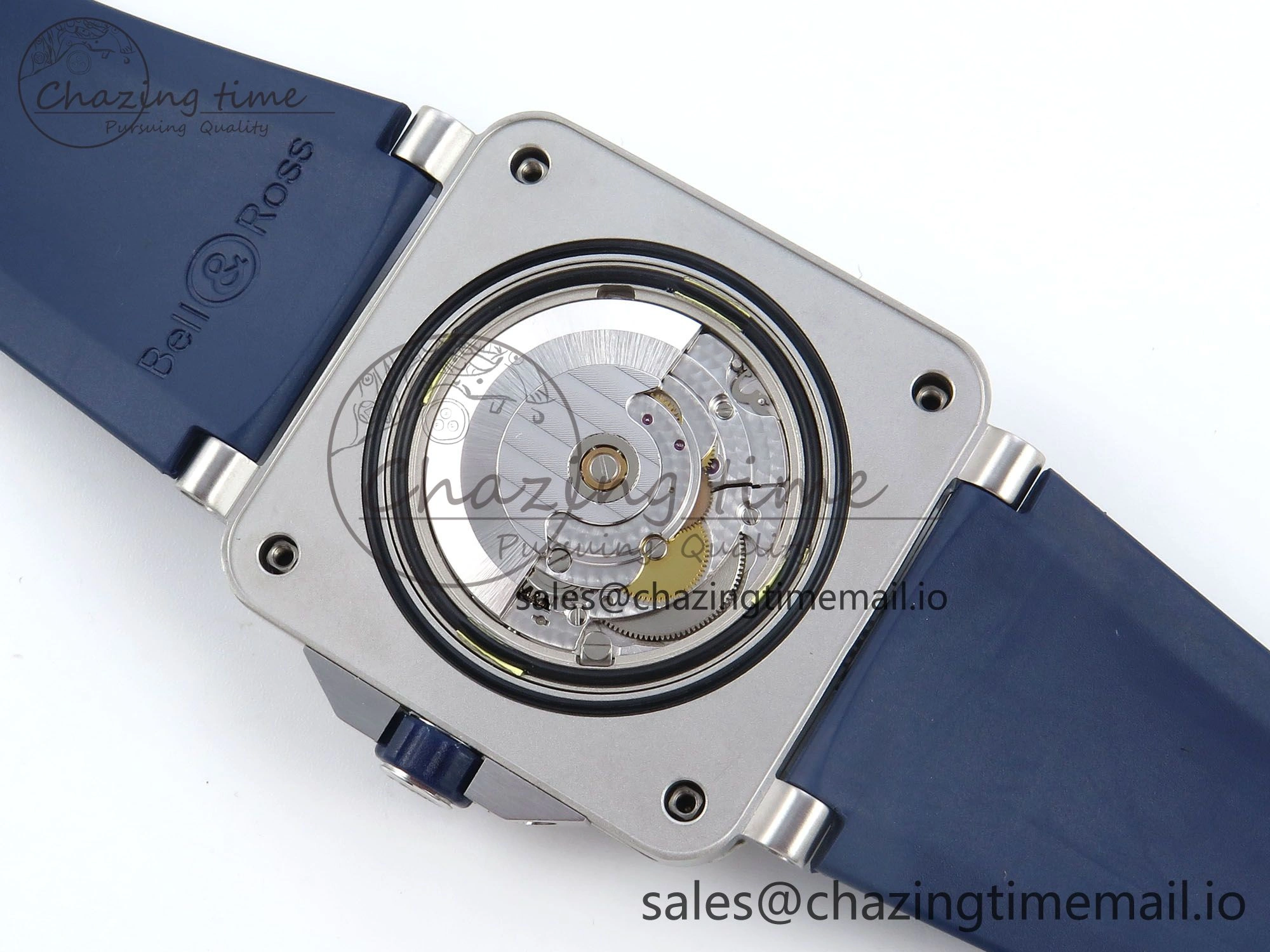 FashionForward BR03-92 Diver BRF 1:1 Best Edition Blue Dial on Blue Rubber Strap A 5162